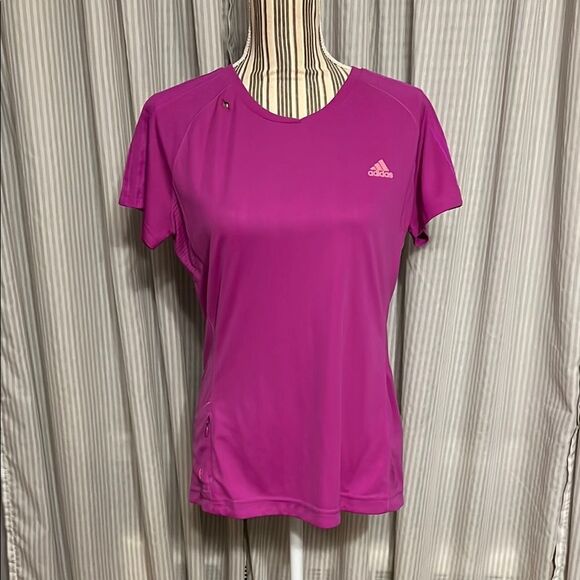 Adidas Women's Pink Performance Top - Picture 1 of 4